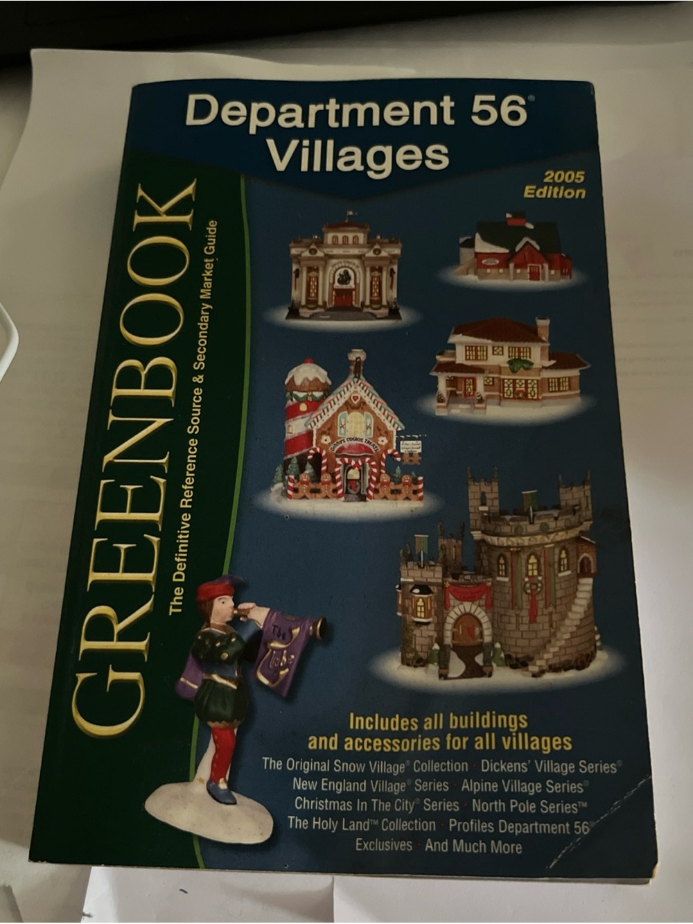 Department 56 Greenbook - Blue and Green Collector's Guide Book Paperback Used